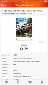 eBid screenshot 1