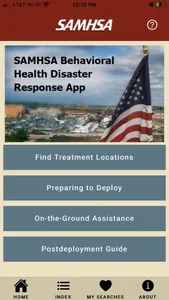 SAMHSA Disaster Response App screenshot 1