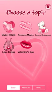 Valentine's Day Word Search HD screenshot 1