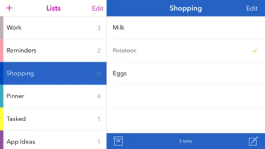 Tasked: Simple To-do Lists screenshot 1