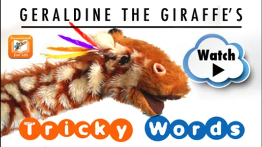 Tricky Words with Geraldine the Giraffe screenshot 0