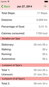 mySteps screenshot 2