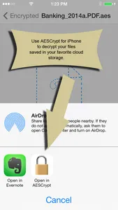 AESCrypt screenshot 2