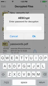 AESCrypt screenshot 3