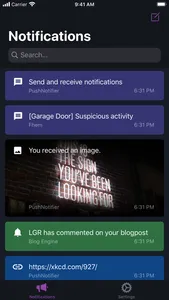 PushNotifier Client screenshot 0