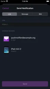 PushNotifier Client screenshot 1