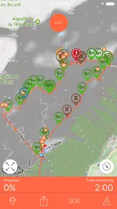 Mhikes, geo-guided hikes. screenshot 2