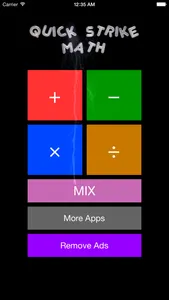 Quick Strike Math Game screenshot 0