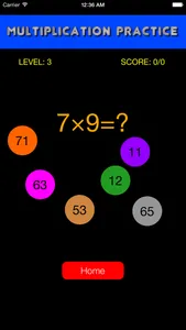 Quick Strike Math Game screenshot 1