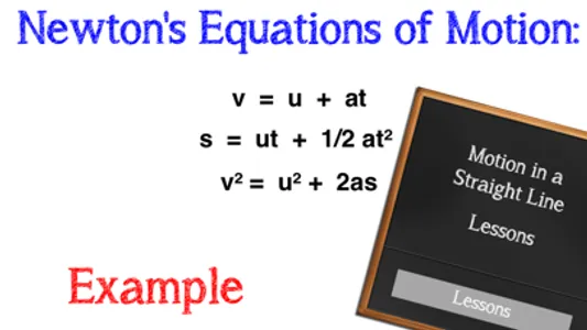 Motion in a Straight Line Math screenshot 4