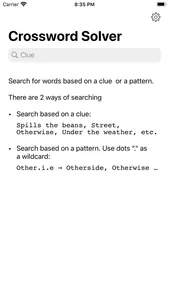 Crossword Clue Solver screenshot 0