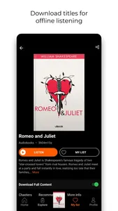 Ubook: Audiobooks screenshot 4