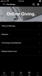 The Refuge Mobile App screenshot 3