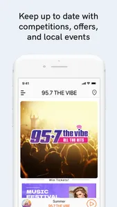 95.7 THE VIBE screenshot 2