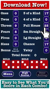 Stress Free Yatzy Classic Dice screenshot 0