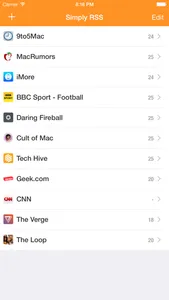 Simply RSS - A Free & Clean RSS News Reader screenshot 0