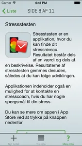 Stressdagbogen screenshot 3