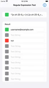 Regular Expression Test screenshot 1