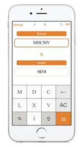 Roman Numerals Converter screenshot 0