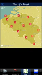 Weer & Zo België screenshot 2