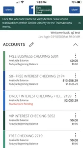 First Community Bank Michigan screenshot 1