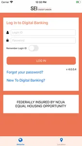 SEICU Mobile Banking screenshot 1