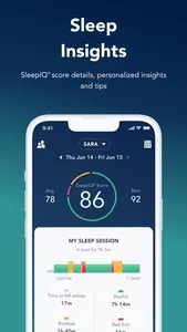 SleepIQ screenshot 1