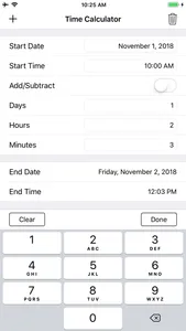 Hours + Minutes Calculator Pro screenshot 2