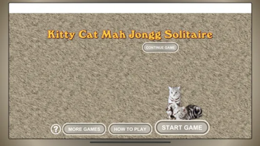 Kitty Cat Mah Jongg Solitaire screenshot 0