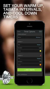 Tabata Timer: Tabata for Cycling, Running, Swimming, and Bootcamp Workouts screenshot 2