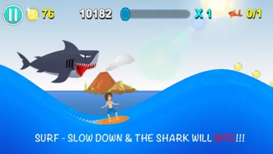 Space Surf : Shark Attack screenshot 0