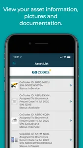 GoCodes Asset Tracking screenshot 2