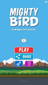 Mighty Bird - The endless & impossible adventure of a new flappy game action hero. screenshot 1