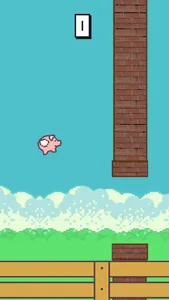 Bouncy Pig - Flappy Wings screenshot 2