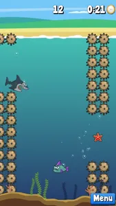 Splashy Sharky - Don’t get mines in endless road! screenshot 2