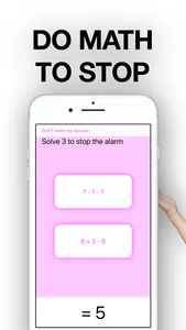 Mathe Alarm Clock - Math Alarm screenshot 1