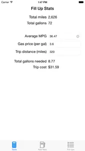 Fill Up Tracker screenshot 4