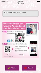 inWedding新人 for iPhone screenshot 3