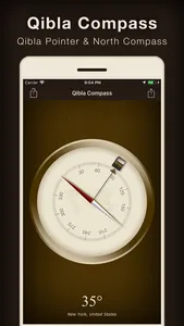 Qibla Compass (Kaaba Locator) screenshot 1