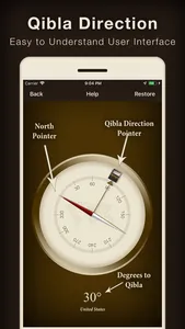 Qibla Compass (Kaaba Locator) screenshot 2