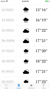 HK Weather Lite screenshot 1