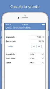 Calcoli Commerciali screenshot 1