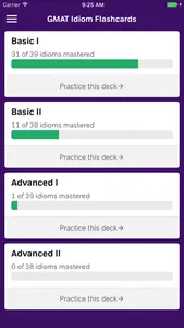 GMAT Idiom Flashcards screenshot 0