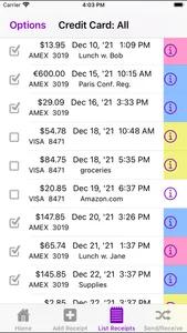 iReceiptList screenshot 3