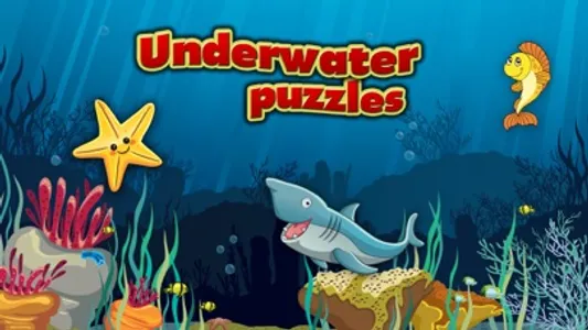 Underwater Puzzles for Kids - Educational Jigsaw Puzzle Game for Toddlers and Children with Sea Animals screenshot 3