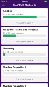 GMAT Math Flashcards screenshot 2