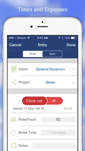 Billing Hours -  Time Tracking screenshot 2