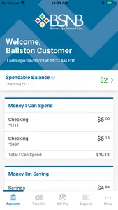 BSNB Mobile Banking screenshot 2