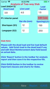 Analysis of RCC Structure screenshot 1