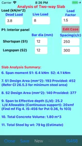 Analysis of RCC Structure screenshot 4